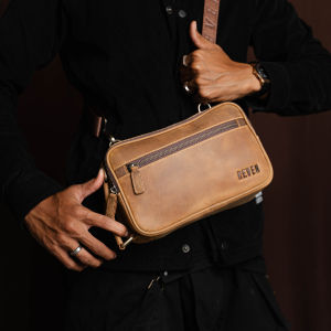 Tas Slingbag Pouch Handbag Pria Kulit Sapi Sadewa Bag Tas Selempang Bahu Cowok