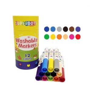 Washable Pen Markers Safe for Kids 12/24 Colors