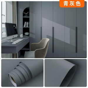 Wallpaper Sticker Dinding Polos Abu Panjang 8 s/d 9 Meter x Lebar 45CM