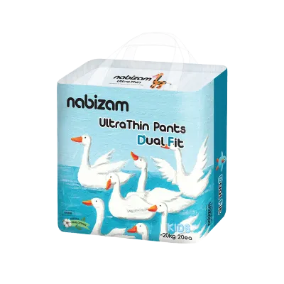 (MỚI) Combo 4 Tã Bỉm Quần NABIZAM ULTRA THIN 4 Mùa Mềm Mỏng Thấm Hút Vượt Trội Hơn Size M-4XL Cho Bé 6-24kg+