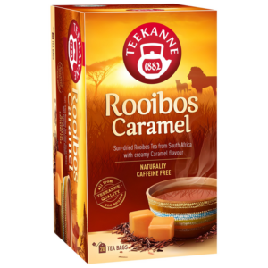 Tikanne Rooibos Caramel Tea – 20 Tea Bags | Naturally Sweet Caffeine-Free Smooth Flavor 100% Original | Ships from Korea | Delivery Time: 8 Days