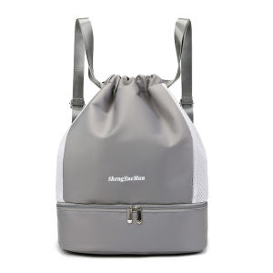 Tas Ransel Backpack Travel Tas Fitness Gym Dengan Tempat Sepatu KJ230