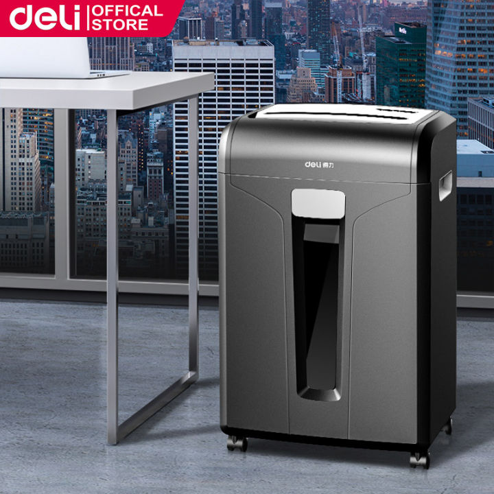 Deli 31L Paper Shredder Machine Automatic Heavy Duty Paper Shredder Can ...