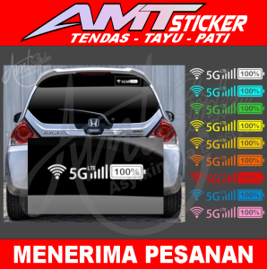 [REFLEKTIF] STIKER BATERAI SIGNAL STICKER VIRAL STICKER UKURAN 20X3 CM