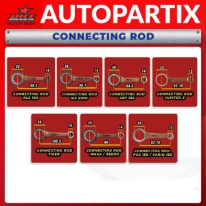 STANG SEHER CONROD BRT PCX VARIO ADV MX WR KLX CRF MEGAPRO TIGER NVL NVA JUPITER MX KING TIGER NMAX AEROX VIXION VERZA Super Connecting Rod BRT