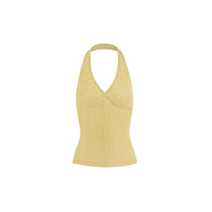 Áo cổ yếm croptop cổ chữ V gợi cảm kiểu Mỹ retro dành cho nữ mùa hè xu hướng mới