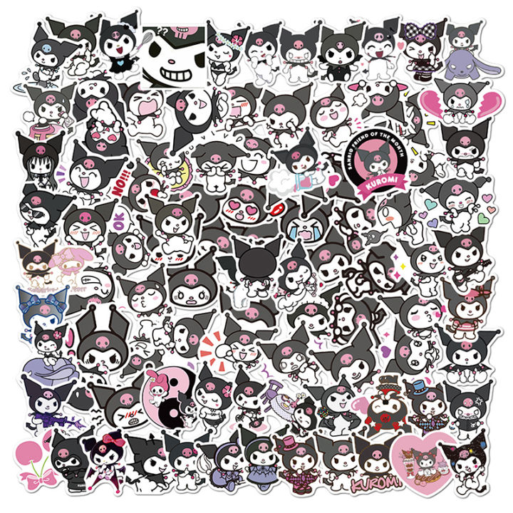 [SIYI]100pc Anime kuromi Stickers Skateboard Guitar Laptop Waterproof ...