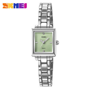 Jam Tangan Wanita Analog Fashion Formal Dial Kotak SKMEI 2315 Mini Stainless