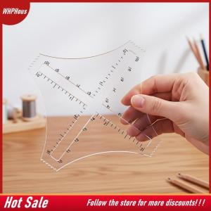 【COD】🔥🔥🔥 Acrylic Transparent Knitting Density Ruler for Precise Sweater Gauge and Weaving Measurement