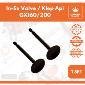 Klep Api & Minyak Intake Exhaust Valve GX 160 200 Mesin Penggerak Honda