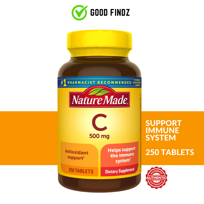 Nature Made Vitamin C 500mg 250 Tablets Lazada PH