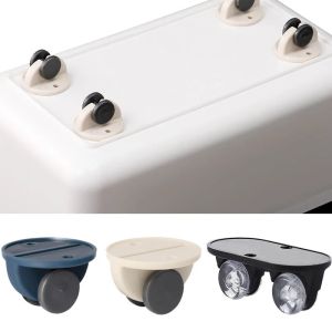 Giấc Mơ Hunter 4 Cái/bộ Bánh Xe Đôi Dính Ròng Rọc Với Miếng Dán Liền Mạch Chắc Chắn Dính Thùng Rác Bin Caster Phân Loại Lưu Trữ Hộp Dưới Ròng Rọc