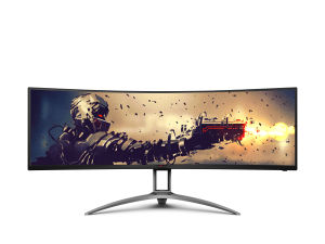 *Local SG Seller* AOC AGON 49" 5K Gaming Monitor (AG493UCX2) CURVED LED 32:9 GAMING 165HZ HDMI 2.0 x 3 (HDR) DP 1.4 (HDR) USB-C | 5120 × 1440 at 165Hz – DisplayPort1.4[1] | ● SuperWide 32:9 ● AdaptiveSync ● DisplayHDR 400 ● 1ms