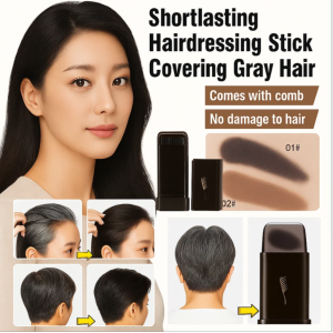 💕Plant Formula to Cover Gray Hair Hair Stick Gray Hair Artifact Natural Tooth Comb Disposable Hair Dye Plant Re-Dye Without Hurting the Scalp染发棒