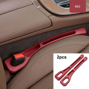 2PCS Car Seat Gap Filler Organizer with Phone Holder[Upgrade Version] Car Seat Gap Organizer for Prevent FallingEssential Car Accessories Car Side Seat Gap Filler