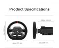 PXN V10 Steering Wheel Racing 3 Pedals Dual Motor Force Feedback. 