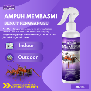 Antimut Spray Racun Semut Merah Ampuh Membasmi Bahan Alami Siap Pakai