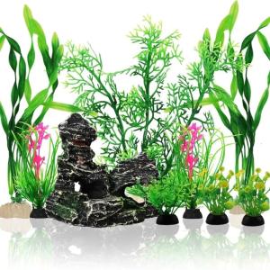 Aquariums Landscape Artificial Fish Tanks Landscaping for Shrimp Breeding Landscape Ornaments Grass Craft