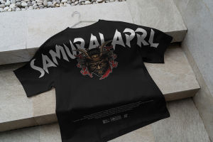 SMR APPAREL - Kaos Oversize Samurai Cotton Combed 24s Pria & Wanita