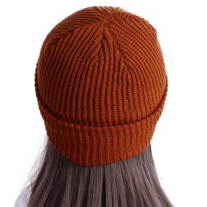 PENGA ฮิปฮอป ชาย เรียบง่าย ทุกแบบ ตัวอักษร ฤดูหนาว ฤดูใบไม้ร่วง หัวกะโหลก หมวกบีนนี่ผู้ชาย หมวกไหมพรม หมวกไหมพรม หมวกสไตล์เกาหลี