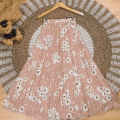 ROK PLISKET FLOWER PREMIUM MOTIP LYLY DAILY MOTIP DAISY MOTIP HANA SKIRT. 