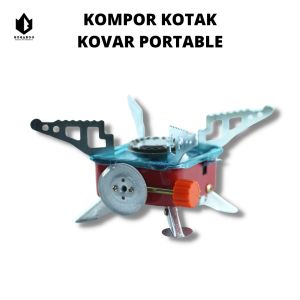 Kompor Kotak Lipat Portable - Kompor Camping Outdoor - Kompor Berkemah Gunung - Kom - Kekuatan Api 2800 Watt - Mudah Digunakan