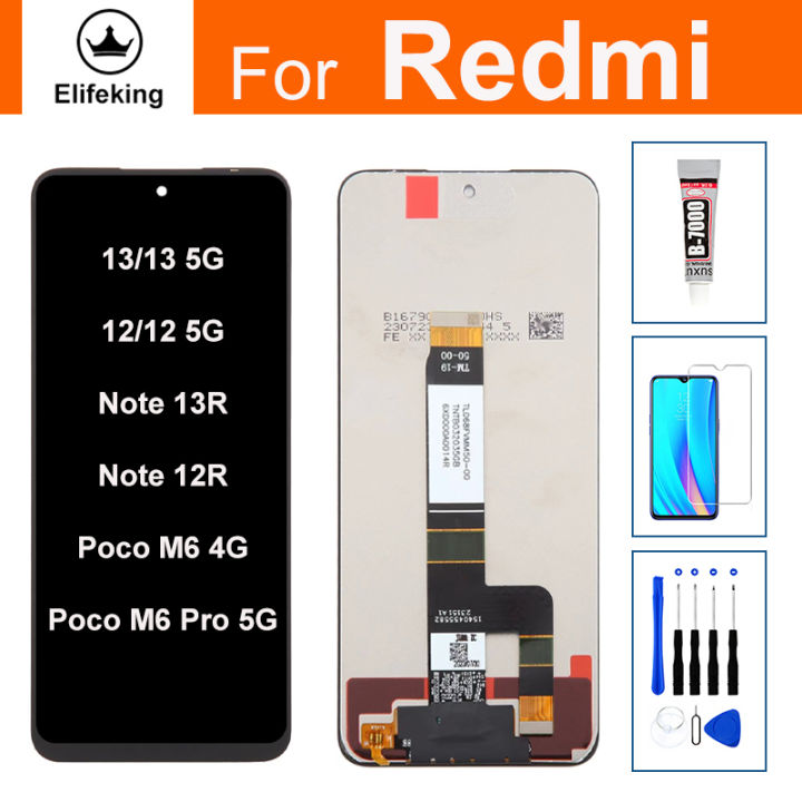 6.79'' LCD For Redmi 12 13 5G Note 12R 13R Xiaomi Poco M6 4G M6 Pro 5G ...