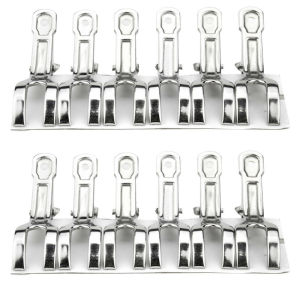 YULANNIA Metal Large Clothing For Coat Pants Laundry Drying Hanger Household File Clip Sealing Clip Clothes Pins Clothes Pegs