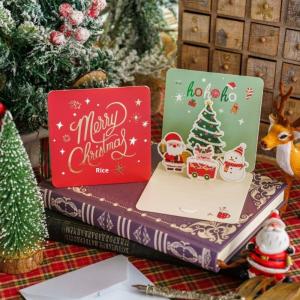 Christmas gift 【AYLMER】 Merry Christmas Cards Set With Envelope New Year Wishes Christmas Gifts Decorative Greeting Xmas Postcards For Xmas 2026