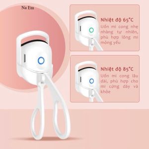 Kẹp Uốn Mi Nhiệt Tự Động Cao Cấp Làm Nóng Nhanh 30 Giây Giữ Cong Lâu Toàn Tiện Lợi Cho Trang Điểm Hằng Ngày