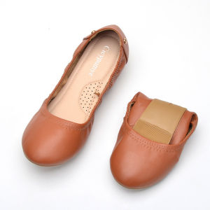 IELGY 2025 European and American Style Egg Cone Shoes Soft Sole Womens Flat Pumps