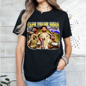[Local Stock] HBESTY  Vozinha Cape Verde National Team Star Player Portrait Print Men Women Cotton Tee Patriotic Fan Apparel Outdoor Casual T Shirt