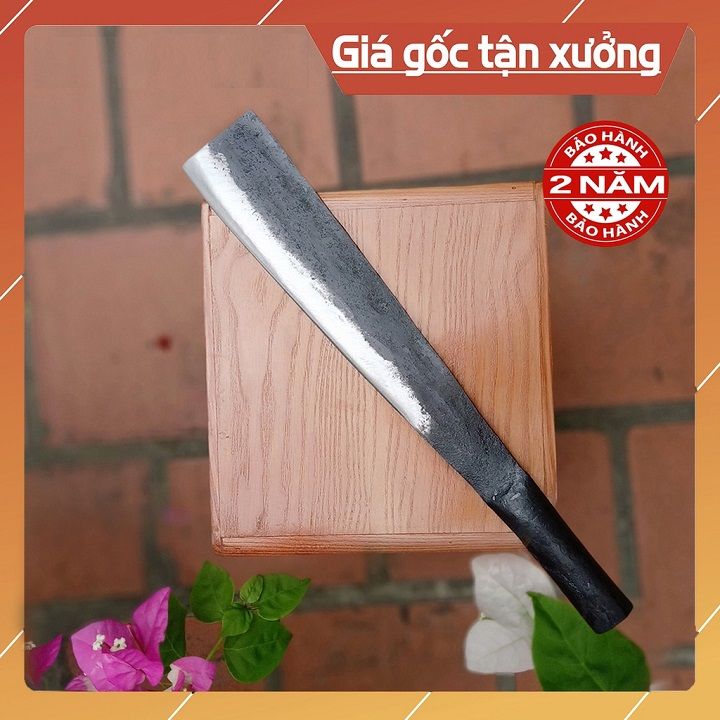 Dao làm cỏ phát bãi chặt cây cán gỗ +cán thép sắc bén tiện dụng