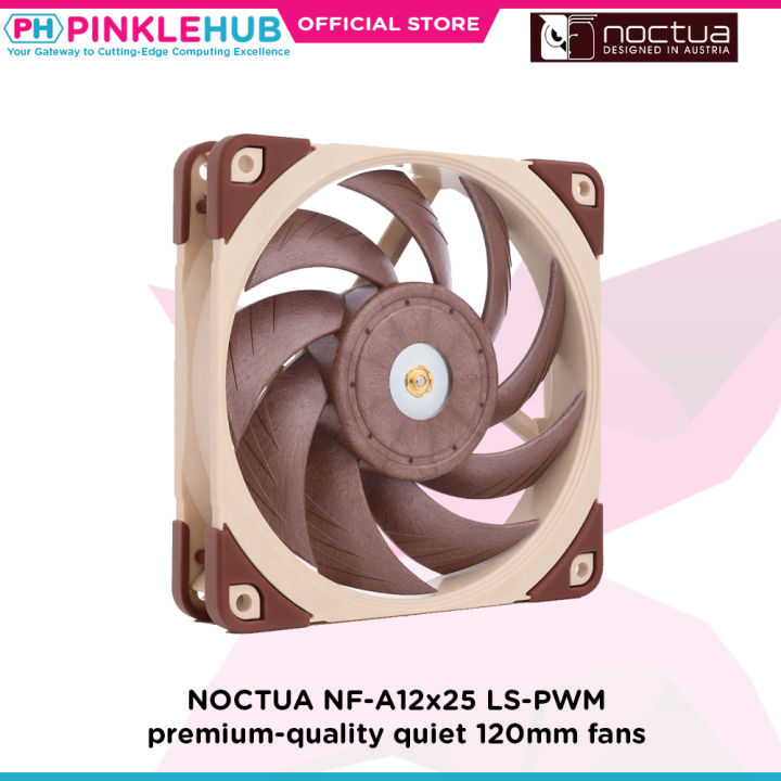 PinkleHub | NOCTUA NF-A12x25 LS-PWM premium-quality quiet 120mm fans ...
