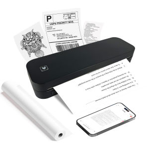 Markfile D210 a4 mini portable thermal printer BT Bluetooth connection no ink required Apple/Android/computer connection office home school print size: 56/77/110/210mm thermal printing paper local stock in the Philippines