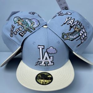 New MLB cap LA cap 2026 a hot-selling team league baseball cap with an AA pattern flat brim fashionable and available in various sizes