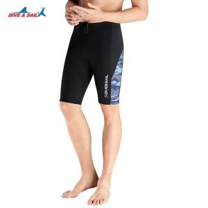 Men Womens 2MM Neoprene Vest Top Short Pants Two Pieces Set Split Wetsuit Female Surfing Swimming Snorkeling Suit Swimwear2026