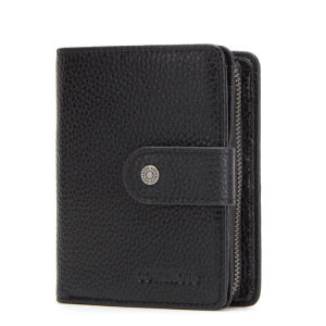 AE Black Angel Factory RFID Crazy Horse Cowhide Multifunctional Mens Wallet Genuine Leather Clutch Bag
