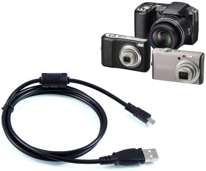 USB Charger + Data Sync Cable For Nikon Coolpix P500, P300 Cameras - Charge & Transfer Photos
