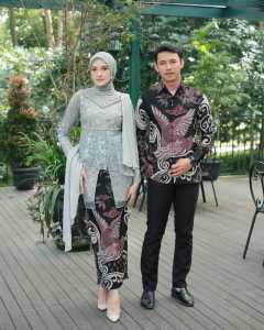 LALUNA Couple Kebaya Wisuda Lamaran Kondangan Elegan dan Modern Kemeja Batik Terbaru  Baju Pasangan Viral Katun