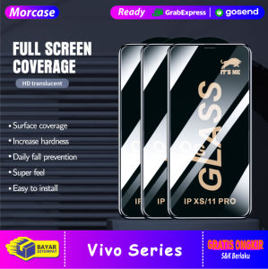 MOR Tempered Glass Vivo T1 5G Y01 Y12 Y12S Y15 Y15S Y20 Y20S Y21 Y21A Y21E Y21S Y21T Y30 Y30i Y33S Y33T Y50 Y75 5G OG Its Me Glass Premium HD+ Quality Anti Gores Kaca