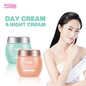 Ashley Shine Niacinamide Day Cream Night Cream Brightening Moisturizing Whitening Skin Care Set