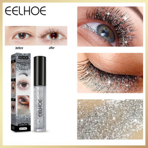 Eelhoe Grushed Diamond Mascara Diamond Glitter Mascara Fast Dry Eyelashes Curls Extension Make-Up Waterproof Long-lasting Lengthens Fashion Diamond Glitter Mascara Quick Dry Water Drop Makeup Long Lasting Waterproof Curling Thick Shiny Eyelash（8ml）