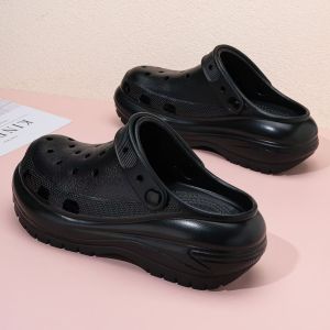 [Free Shipping] New Summer Model Light-Wheel Thick-Soled Clog Sandals For Women Beach Shoes For Outdoor Wear Slip-On Sandals WomenS Eva Slippers