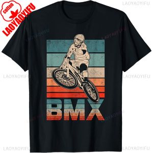 BMX Vintage Bike Fans Gift Boys Youth Bike BMX T-Shirt Casual Fashion Loose Summer Style Short Sleeve Man Tshirt Hip Hop Tees