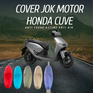cover jok motor listrik honda cuve anti air dan cakar kucing