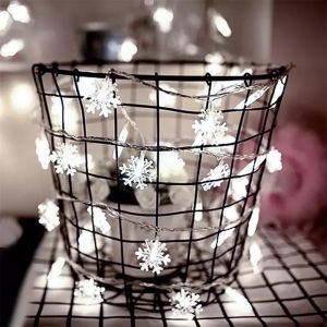 Dây Đèn Led Trang Trí Hình Bông Tuyết Lung Linh Đèn Decor Giáng Sinh Noel