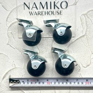 Roda Kastor troli bulat 4 pcs 2 inch