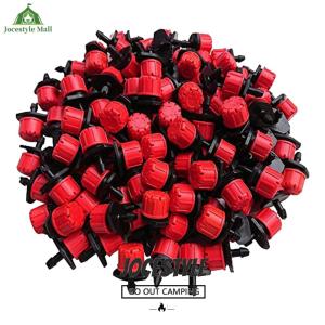 [Jocestyle Mall] 500Pcs 1/4 Inch Adjustable Drip Irrigation Emitters Drip Irrigation Sprinklers Micro Drip Irrigation Sprinklers for Watering System