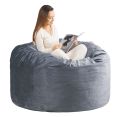 Bean Bag Chair for Kids, Teens, and Adults Includes Removable and Machine Washable Cover（red、brown、blue）. 